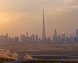 Skyline Dubai - View from The Meydan Hotel