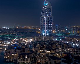 Dubai Burj Khalifa Blue Hour